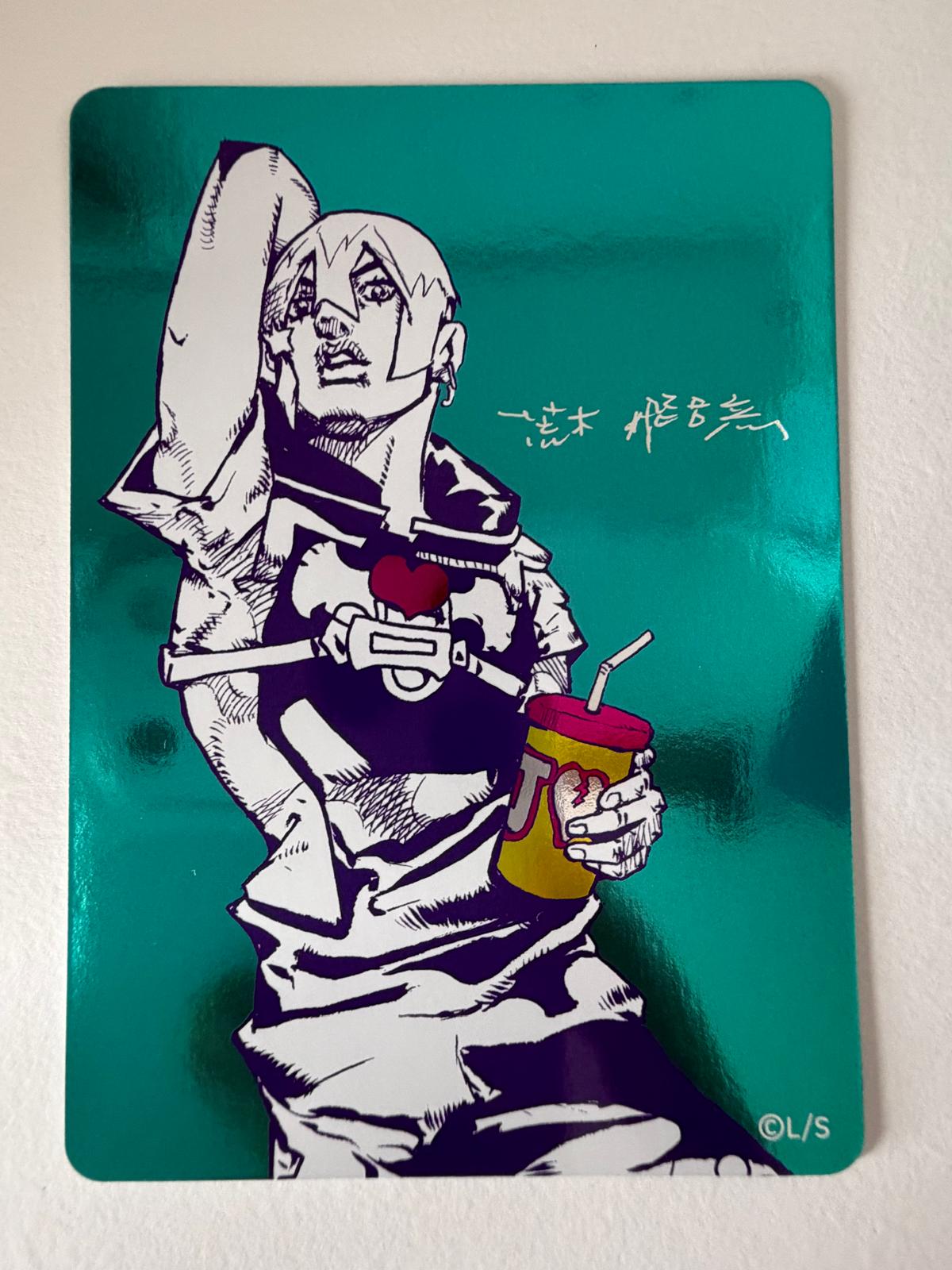 The JOJOLands Summer Comics Fair 2026 Metakira Card