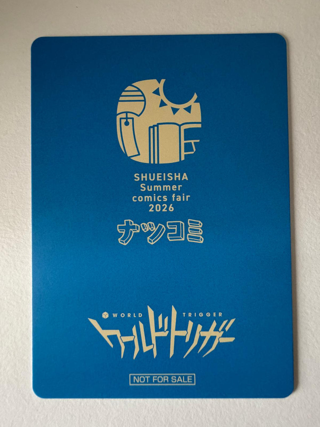 WORLD TRIGGER - NATSUCOMI 2026 METALLIC CARD