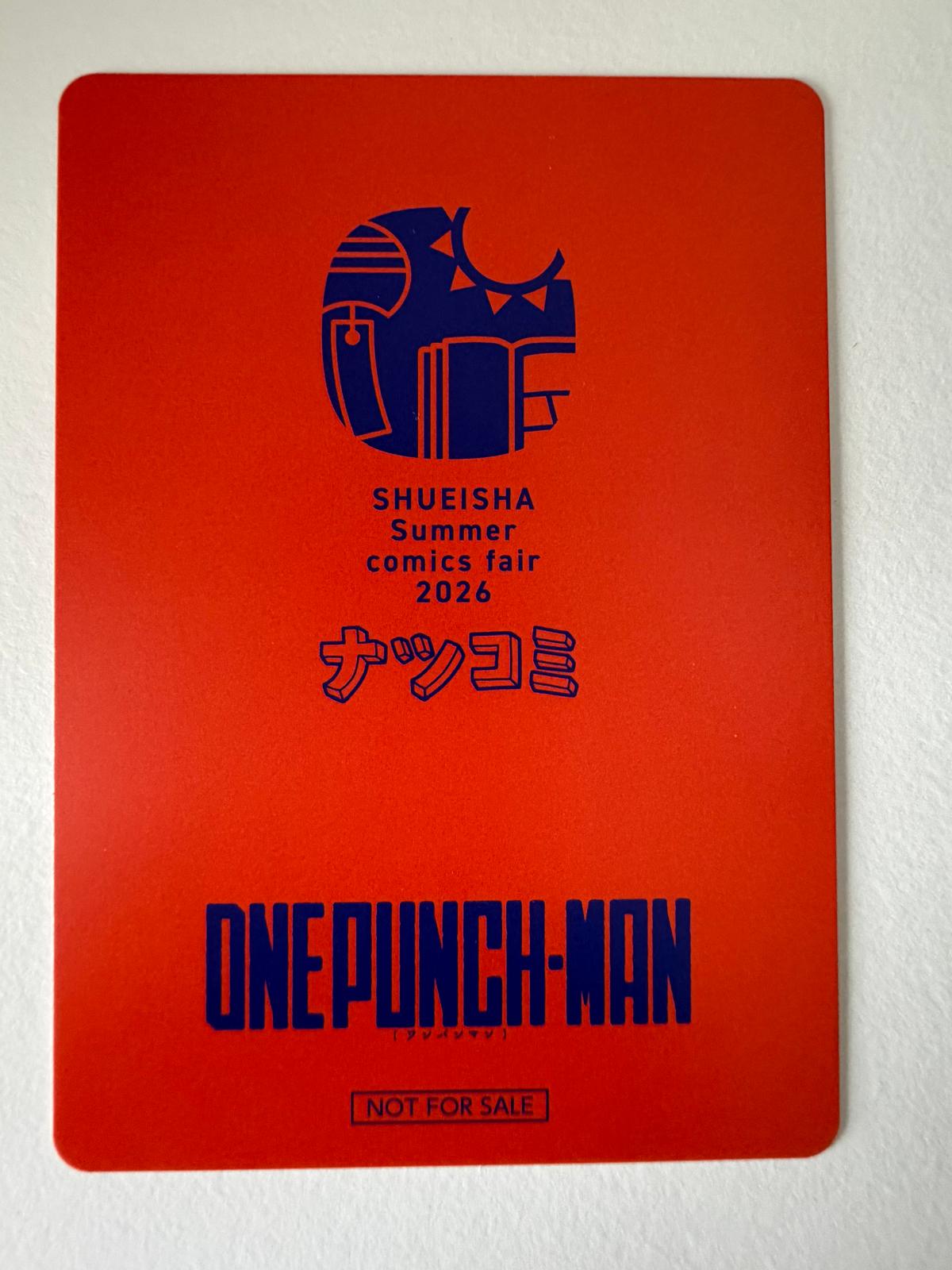 ONE-PUNCH MAN Summer Comics Fair 2026 Metakira Card