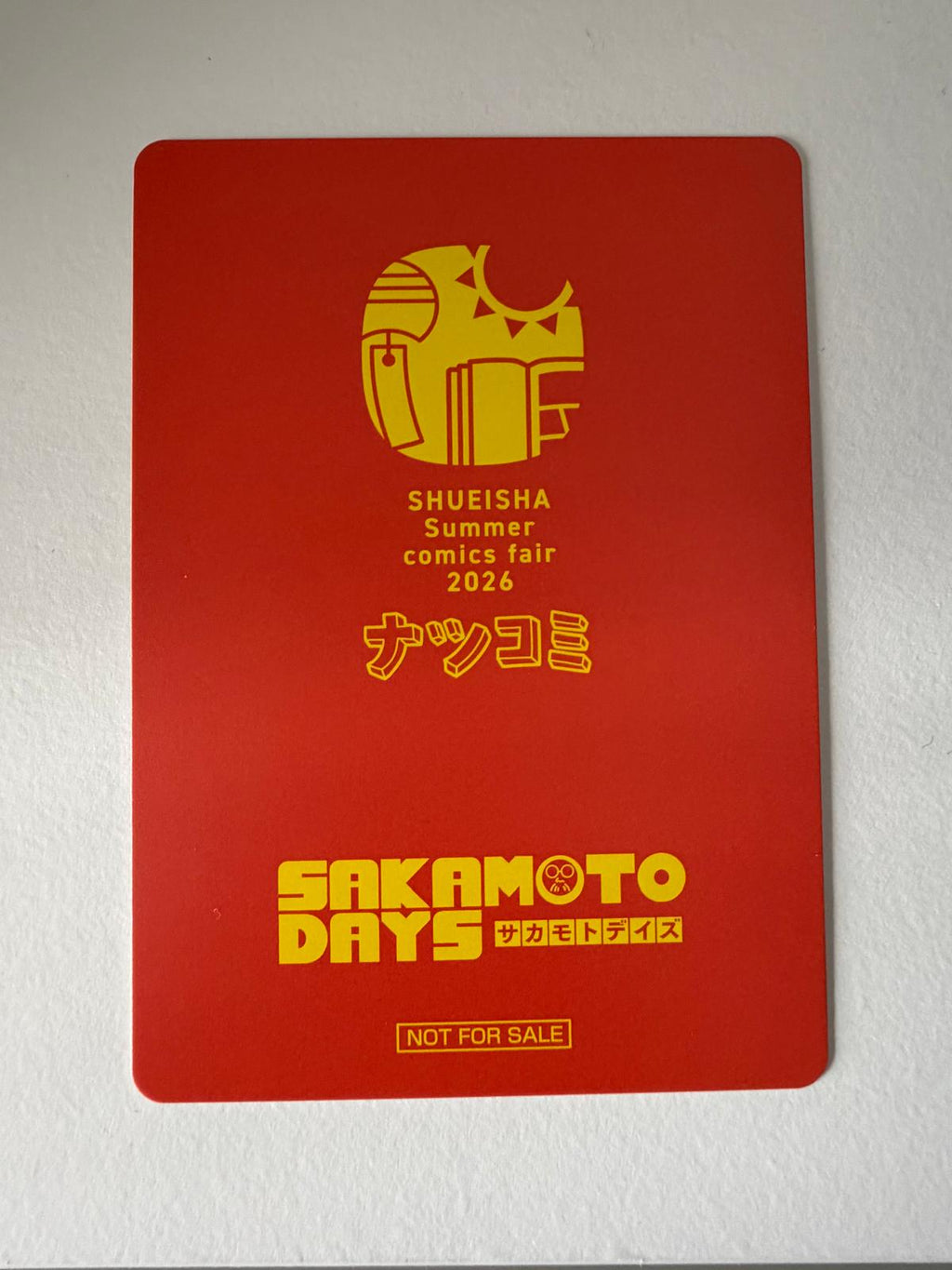 SAKAMOTO DAYS - NATSUCOMI 2026 METALLIC CARD